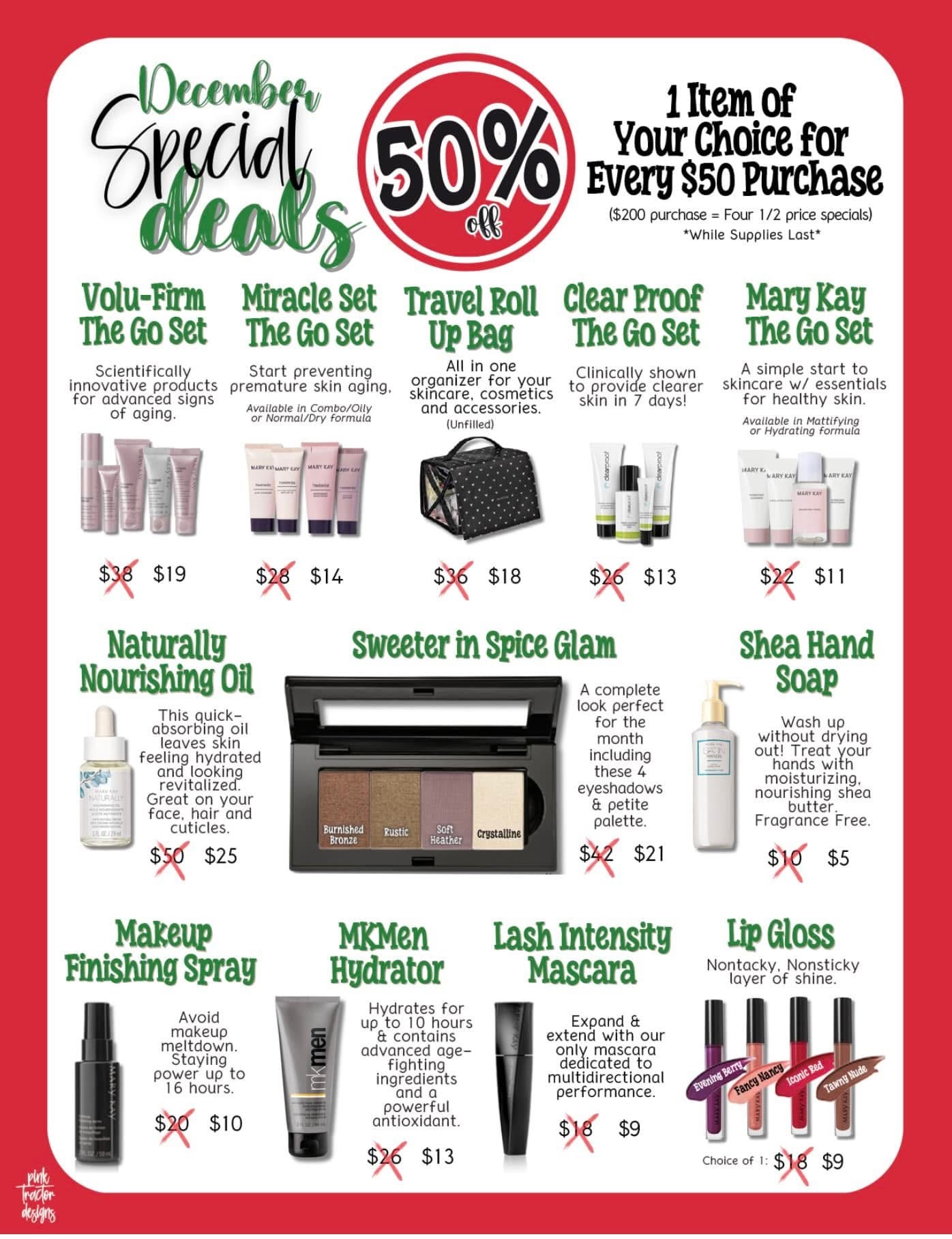 December 50% Specials