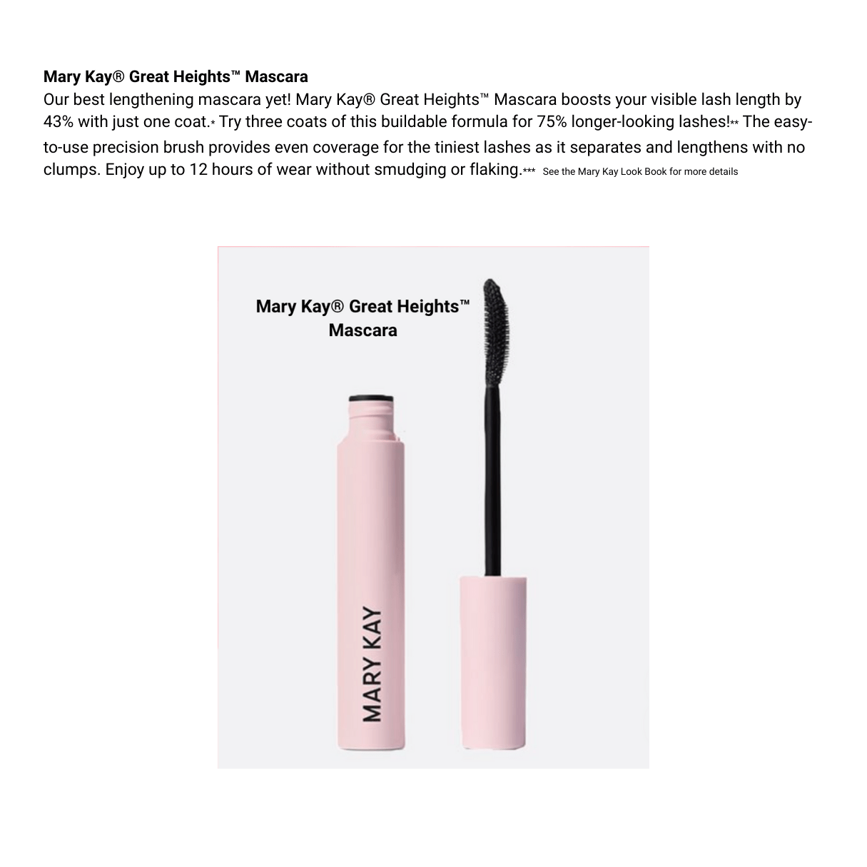 MK Great Heights Mascara