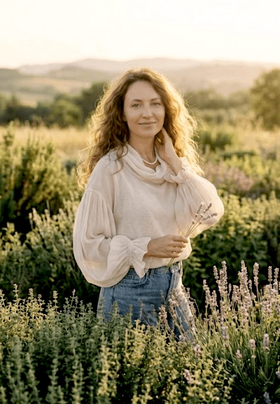 Woman with great skin